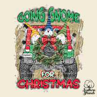 Going Gnome for Christmas Jeep Sublimation Transfer