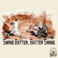 Swing Batter Baseball Sublimation Transfer