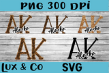 Alaska AK Leopard State Bundle SVG INCLUDED Sublimation PNG Digital Design