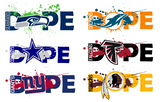 NFL Football DOPE BUNDLE 32 TEAMS SVG PNG Digital Design