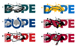 NFL Football DOPE BUNDLE 32 TEAMS SVG PNG Digital Design