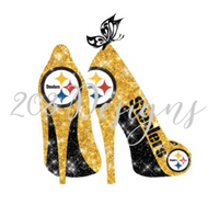 Steelers Heels Sublimation Transfer