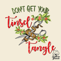 Dont Get Your Tinsel In A Tangle Sublimation Transfer