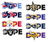 NFL Football DOPE BUNDLE 32 TEAMS SVG PNG Digital Design