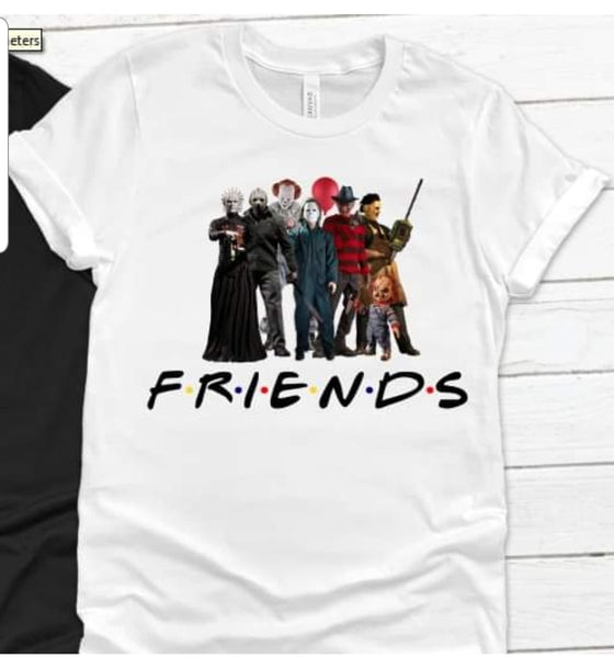 Halloween Horror Crew Friends Scary movies Sublimation Transfer