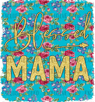 Blessed Mama Sublimation Transfer