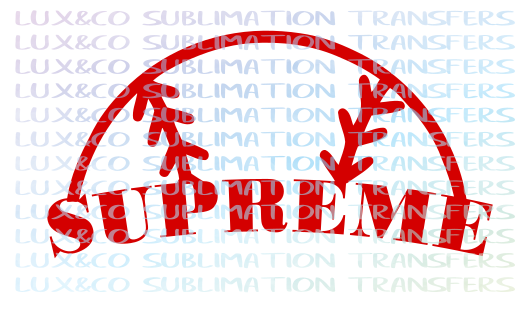 Supreme Baseball Sublimation Transfer