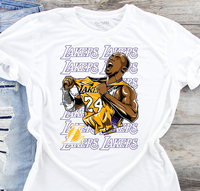 Lakers Kobe Bryant 24 Sublimation Transfer