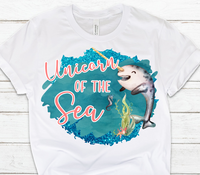 Unicorn of the Sea Sublimation PNG Digital Design