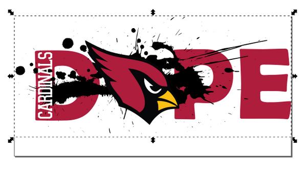Arizona Cardinals Football DOPE SVG PNG Digital Design