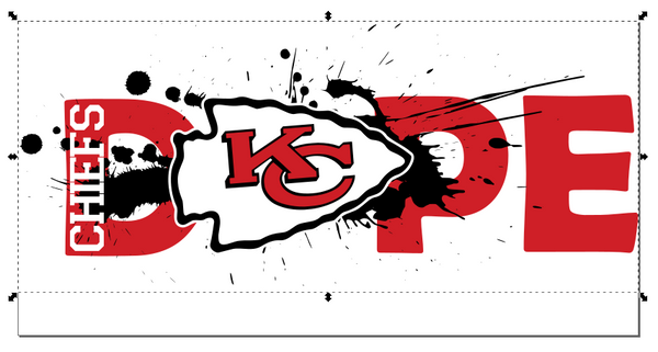 Kansas City Chiefs Football DOPE SVG PNG Digital Design
