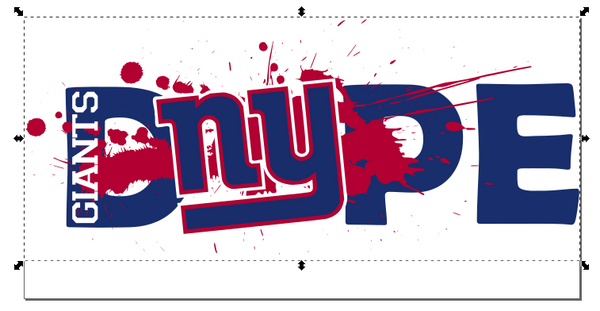 New York Giants Football DOPE SVG PNG Digital Design