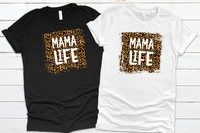 Mama Life Cheetah Leopard Animal Print Sublimation PNG Digital Design