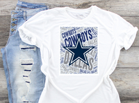 Dallas Cowboys Sublimation Transfer