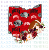 Ohio State Buckeyes PNG Sublimation Digital Download