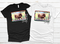 Wild Child Yak Serape Sublimation PNG Digital Design