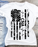 CNA American Flag Screen Print