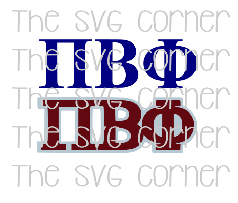 Pi Beta Phi SVG File