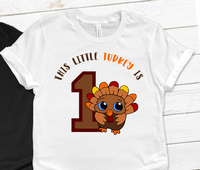 This Little Turkey is 1 Thanksgiving Fall SVG File