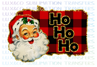 Ho Ho Ho Vintage Santa Christmas Sublimation Transfer