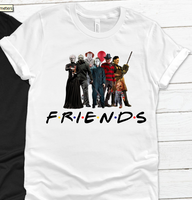 Horror Crew Friends Sublimation PNG Digital Design