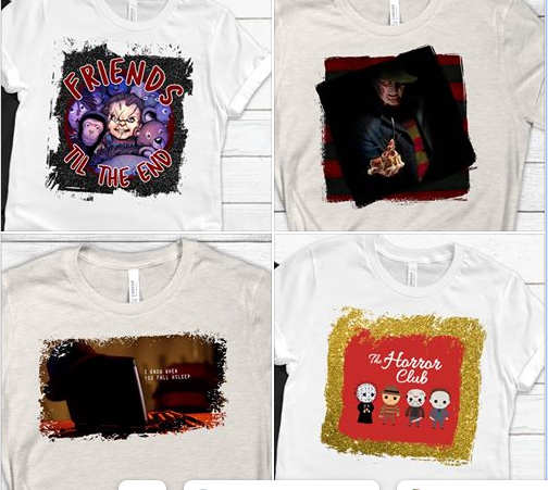 Horror Scary Movie Chucky Freddy Bundle Sublimation PNG Digital Design