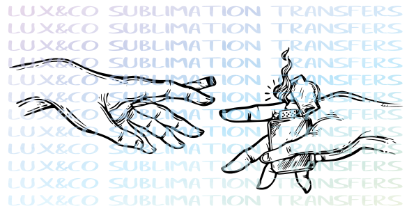 Smoking Hand SVG File