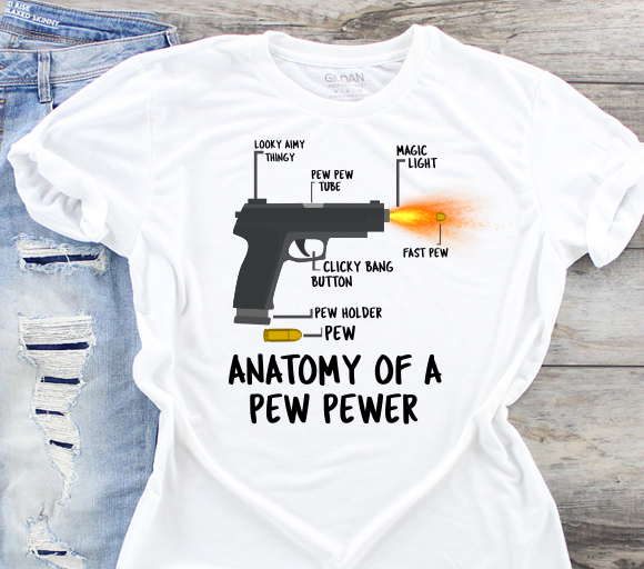 Anatomy of a Pew Pewer Sublimation Transfer