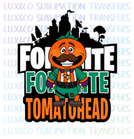 Fortnite Tomato Head Sublimation Transfer