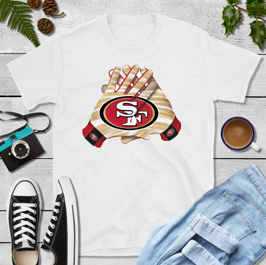 San Francisco 49ers Gloves Sublimation Transfer