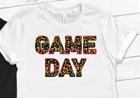 Game Day Cheetah Serape Sublimation PNG Digital Design