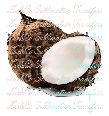 Leopard Coconut  Sublimation Transfer