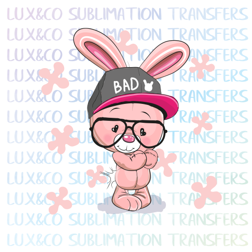 Bad Bunny Rabbit Easter Sublimation Transfer