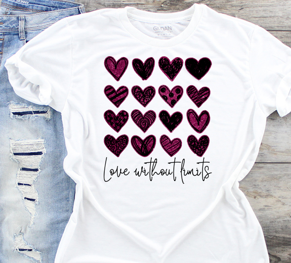 Love Without Limits Sublimation Transfer