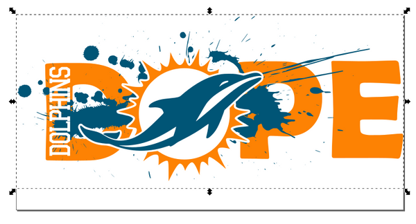 Miami Dolphins Football DOPE SVG PNG Digital Design