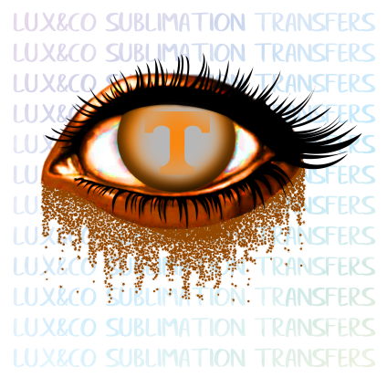TN Vols Glitter Eye Sublimation Transfer