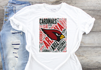 Arizona Cardinals Sublimation Transfer