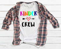 Kinder Crew Sublimation Transfer