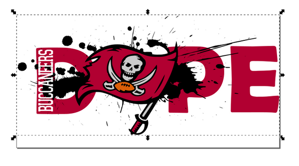 Tampa Bay Buccaneers Football DOPE SVG PNG Digital Design