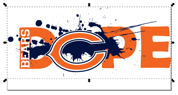 Chicago Bears Football DOPE SVG PNG Digital Design