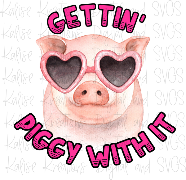 Gettin' piggy with it  Sublimation Transfer