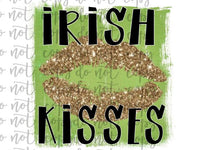 Irish Kisses Sublimation Transfer Waterslide