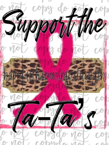 Support the Ta Tas Sublimation Transfer Waterslide