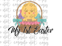 My 1st Easter Sublimation Transfer Waterslide