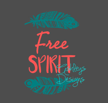 Free Spirit Feather SVG File