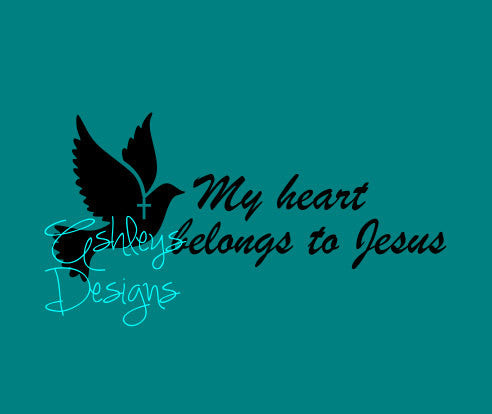 My Heart Belongs to Jesus Dove SVg File