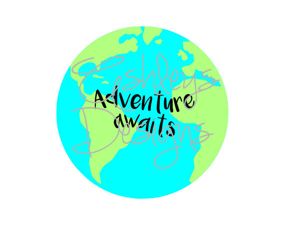 Adventure Awaits Earth SVG File