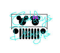 Jeep Minnie Mickey SVG File