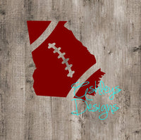 Georgia Football State SVG File