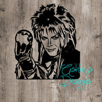 Jareth The Goblin King Apple Computer SVG File